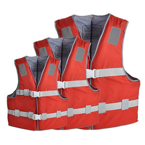 معتمد من خفر السواحل سترة نجاة للرجال سترة سباحة غير رسمية للأطفال البالغين من الدنيم - Product Image 1