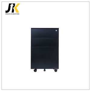 Armoires de classement mobiles en acier à 3 tiroirs, armoire de rangement pour documents de bureau avec roulettes pour la maison, le bureau ou l'entrepôt - Product Image 2