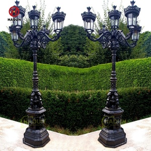 Farola Decorativa de Estilo Europeo <span class=keywords><strong>para</strong></span> Exteriores, Fabricada en Hierro Fundido - Product Image 4