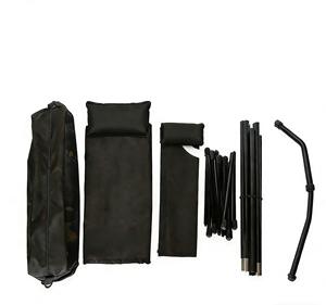 Lit de camping pliable en aluminium Oxford OEM, surdimensionné, robuste, tactique, pour l'extérieur, avec sac de transport, design moderne - Product Image 2