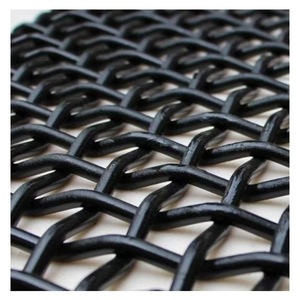 Maille métallique personnalisée en <span class=keywords><strong>acier</strong></span> au manganèse 65, à bordure à crochet, filet tissé torsadé, <span class=keywords><strong>pour</strong></span> tamis vibrant et découpe - Product Image 6