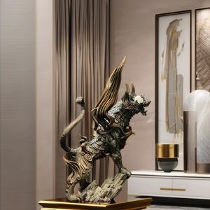 Estatuilla de escultura de tigre blanco de bronce personalizada, escultura de regalo, artesanía, estatuas de latón para el hogar y la Oficina - Product Image 4