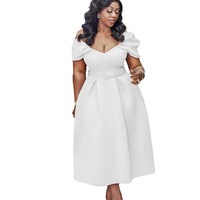 Robe de Cocktail taille haute, tenue de soirée élégante pour dames, style européen et américain, printemps été