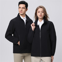 Chaqueta Cortavientos Impermeable Delgada para Exteriores con Cuello Alto y Diseño Personalizado para Empresas, Ideal para Invierno
