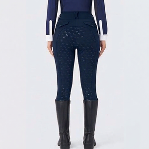 Women's High-Waisted Full Seat Silicone Grip <b>Equestrian</b> Riding Breeches / Horse Riding <b>Leggings</b> Tights - Product Image 5