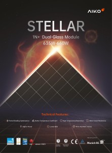 แผงโซลาร์เซลล์ <span class=keywords><strong>AIKO</strong></span> <span class=keywords><strong>ราคา</strong></span>ดีที่สุด 635W-660W แบบกระจกสองชั้น ครึ่งเซลล์ ชนิด N PERC ประสิทธิภาพสูง - Product Image 4