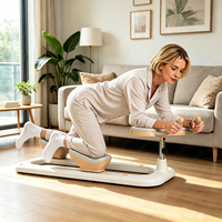 Equipo de Ejercicio Multifuncional para el Hogar Más Popular, Máquina de Entrenamiento de Cintura y Abdominales, Entrenamiento de Arrastre Portátil para el Hogar
