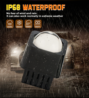 Modul Proyektor M1 Mini LED Bi Lens 1.5 Inch 12V 25W 3000 Lm 6000K Universal untuk Retrofit Upgrade Lampu Depan Mobil