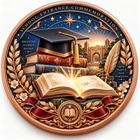 Pièce de monnaie commémorative personnalisée en cuivre pur 999 de 1 oz, avec relief 3D et impression UV, objet de collection, souvenir, cadeau