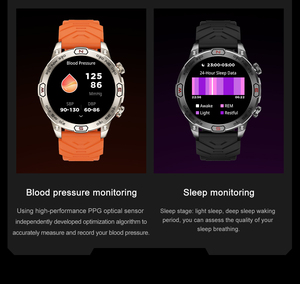 Reloj Inteligente KC86 para Hombre, Pantalla AMOLED de 1.43 Pulgadas, Resistente al Agua 1ATM, Deportivo, Altitud, Presión de Aire, Brújula, Estándar IP67 - Product Image 5