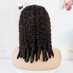 Nuova Parrucca Riccia Pixie 1B Naturale QQ 13X4, Capelli Vergini Brasiliani 100% di Qualità per Donne di Colore - Product Image 2