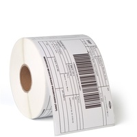 ملصقات حرارية للشحن مقاس 100×150 ملم خالية من مادة BPA، ملصقات عناوين 4×6 بوصة، مستلزمات طابعات الملصقات الحرارية المباشرة