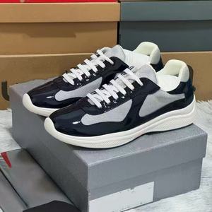 Chaussures pour hommes en cuir rétro de haute qualité, chaussures de sport respirantes en maille tendance pour toutes les saisons - Chaussures de luxe de créateur pour le printemps - Product Image 4