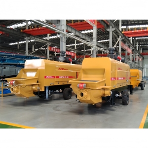 Pompe à béton sur remorque JIUHE, équipement de placement de béton, moteur diesel, fabrication chinoise, à vendre - Product Image 6