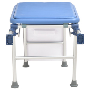 Bathroom Folding Stool Wall Mounted Shower Chair Non Slip Toilet Bench For Elderly <b>Bathing</b> <b>Support</b> - Product Image 4