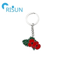 Émail personnalisé N'oublions pas le drapeau du jour du Souvenir coquelicot porte-clés porte-clés pour la fête des anciens combattants porte-clés coquelicot personnalisé porte-clés