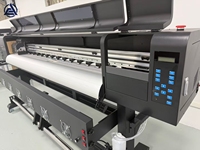 Imprimante jet d'encre éco-solvant de 1,8 m de large avec option de tête d'impression double XP600 I1600 I3200, système Hoson et logiciel Maintop