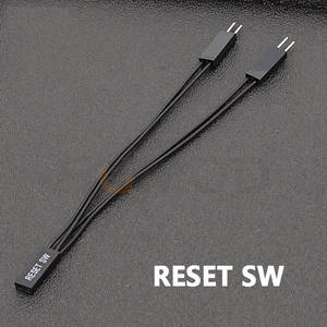 แผงด้านหน้าพีซีของ angitu รองรับสวิตซ์คู่คอมพิวเตอร์ Dupont Power + -, RESET, Power Sw, <span class=keywords><strong>HDD</strong></span> EXTENSION Splitter CABLE - Product Image 6