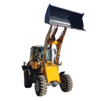 TOPONE machines de terrassement pelleteuse Mini chargeuse tracteur chargeuse pelleteuse remorquable TBL30-25 4WD 1tonne 2ton chargeur frontal
