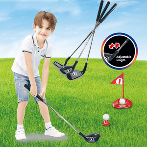 Ensemble de clubs de golf réglables pour enfants 5 clubs rétractables en acier inoxydable avec 2 balles d'entraînement Ensemble d'entraînement de voyage portable - Product Image 3