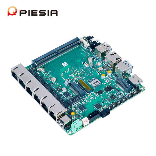 Intel 12th Gen N150 N100 I3 N305 6 Lan Ports Nano Itx Motherboard 1DDR5 8GB Ram POE 2Com Industrial Pfsense Firewall Motherboard