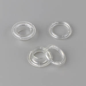 Anneau oeillet en plastique Clip <span class=keywords><strong>pour</strong></span> bouche d'aération Résine transparente Accessoires de vêtement Oeillet <span class=keywords><strong>pour</strong></span> tissu <span class=keywords><strong>Cuir</strong></span> Toile Bannière - Product Image 2