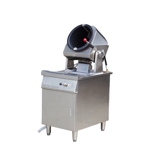 Máquina Comercial Automática <span class=keywords><strong>para</strong></span> Saltear Tres Stones <span class=keywords><strong>para</strong></span> Restaurantes, Robot Cocinero de <span class=keywords><strong>Carne</strong></span> y Arroz, Construcción de Acero - Product Image 4