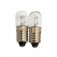 Ampoule indicatrice E10 à culot, 30V 3W, mini lampe signalétique incandescente pour l'indication de l'état des équipements de panneau et des machines