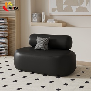 Canapé droit de petite taille, recouvert de tissu, pour salon, <span class=keywords><strong>location</strong></span>, style minimaliste - Product Image 3