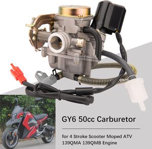 Carburador GY6 de 50cc para Scooter/Ciclomotor de 49cc 50cc, 139QMB, Alto Rendimiento, 4 Tiempos, con Colector de Admisión, Compatible con Motor PD18J - Product Image 6