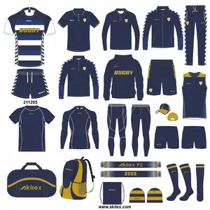 Su misura completa sublimazione di rugby camicia di usura di calcio uniformi di stampa a sublimazione di rugby jersey