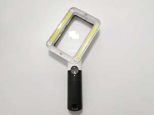Lupa Rectangular de Mano con Iluminación LED, Lupa con Mango para Leer Periódicos - Product Image 5