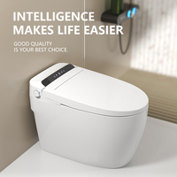 Toilette intelligente avancée à commande par capteur au pied, conception hygiénique, pour salles VIP et projets de construction