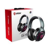 Casque de jeu en métal noir pliable avec son surround 7.1 pour Immerse GH50, faible latence V5.3 ENC et grand bandeau