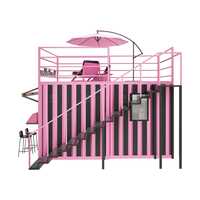 Café en conteneur, boutique de marché, magasin de commodités Internet, magasin en conteneur, cabine mobile détachable, bar contemporain, petite boutique
