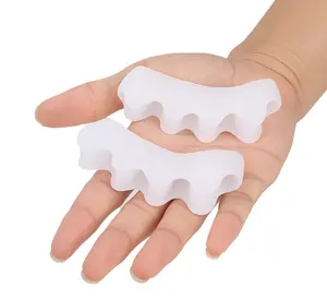 Hot Sale Großhandel Atmungsaktive Gel Zehen abscheider Bunion Spacer Finger Separator Zehen schutz