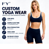 Ensemble de vêtements de sport personnalisés pour le yoga, vêtements de sport pour femmes, séchage rapide, respirant, couleur contrastée, entraînement, fitness, yoga, ensemble de gym
