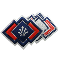 En gros, Patchs brodés thermocollants personnalisés pour vêtements, motifs lettres, matelassage, badges 3D et appliques