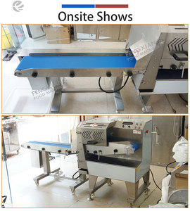 Continuous Stainless Steel Cooked Meat <b>Cutter</b> Machine 1mm Cut Cooked Meat Slicer Machine FC-304C-XL - Product Image 4