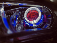 Promotion : Phares de Voiture à LED avec Anneaux Halo Angel Eyes, Projecteurs Bi-LED et Cache de Phare, Feux de Jour et Lampes Décoratives de Rétrofit