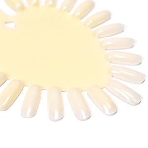 10 pièces de présentoirs d'échantillons de couleur en ABS en forme de cœur pour ongles, pour la pratique des faux ongles et les nuanciers de manucure - Product Image 3
