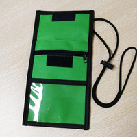 Porte-badge pour salon professionnel avec cordon, petite pochette porte-badge avec cordon de cou