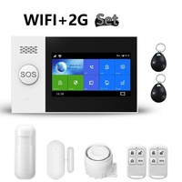 Factory Graffiti Smart 2G GSM SIM Card Anti-Theft SOS Alarm System Wi-Fi Remote APP Smart Security Alarm