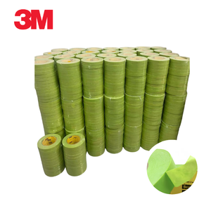 Nastro Adesivo 3M 233+ Premium Verde Senza Residui, Resistente alle Alte Temperature e ai Raggi UV, <span class=keywords><strong>per</strong></span> <span class=keywords><strong>Verniciatura</strong></span> Automobilistica e Industriale - Product Image 1