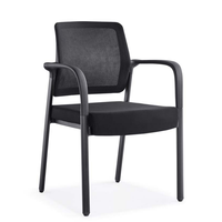 Chaise de formation empilable avec assise rabattable, solution de bureau agile, maille respirante pour les longues sessions de séminaire