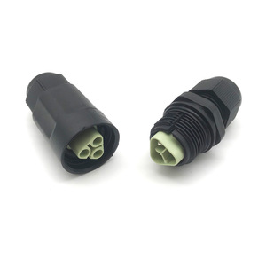 IP68 <b>Waterproof</b> Connector 2-core Male Female Butt Aviation <b>Plug</b> Outdoor LED Lamp Cable <b>Waterproof</b> Connector - Product Image 3