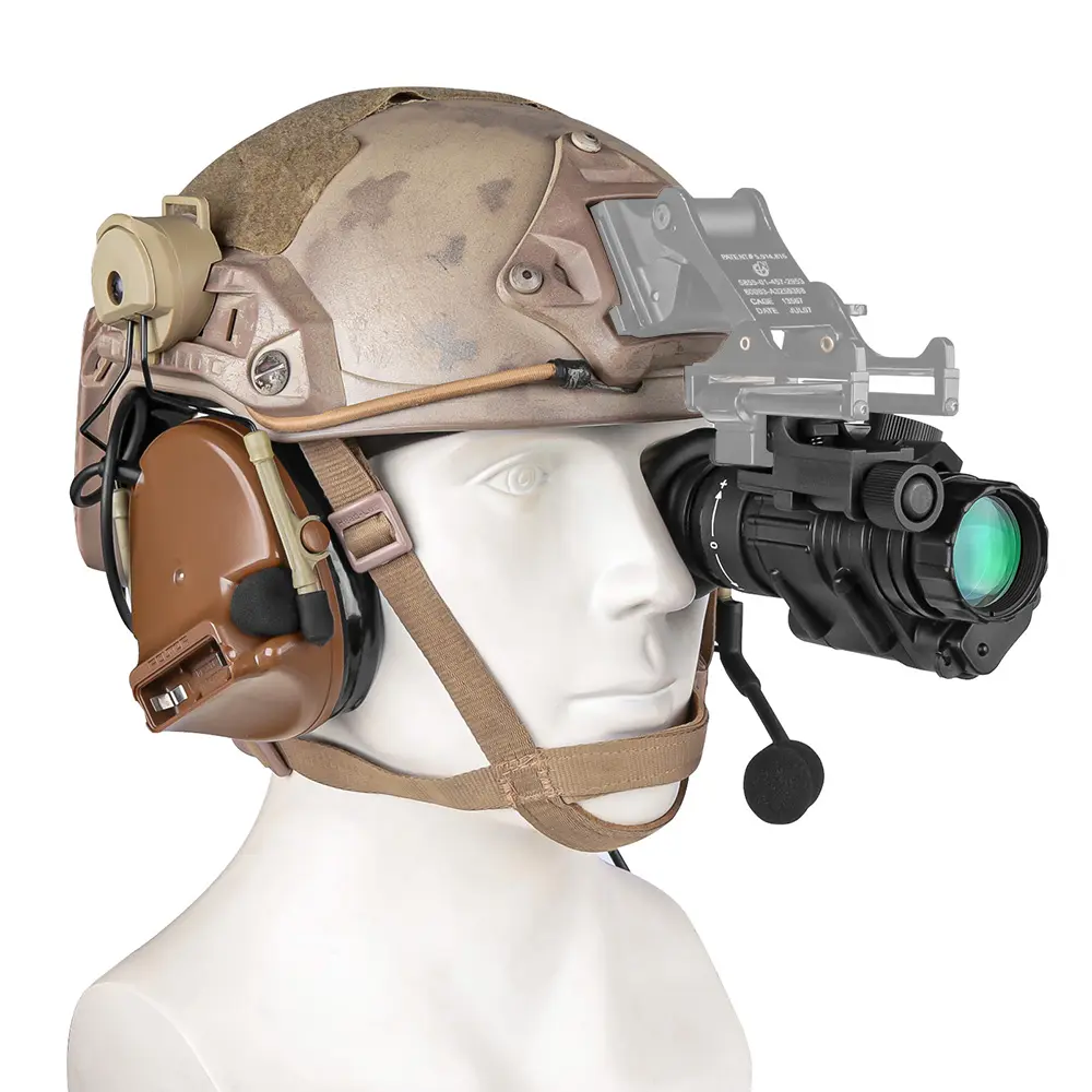 SPINA Hunting PVS-14 Scope Digital Night Vision 4X for Helmet Adapter for Night Hunting Monocular