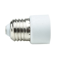 E27 blanc PP plastique Edison lumière support de lampe douille à vis adaptateur de sortie convertisseur