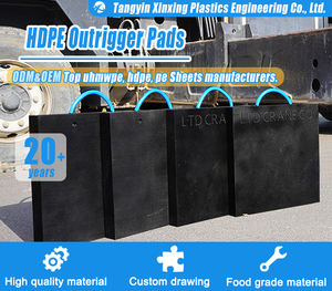 800*800*50 мм сверхпрочные высокопрочные Нескользящие опорные колодки для кранов - Product Image 6