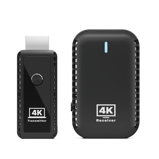 HOOMC HDMI Wireless Extender 4K Wireless HDMI Plug and Play Support Wireless HDMI Transmitter and Receiver for Streaming Video